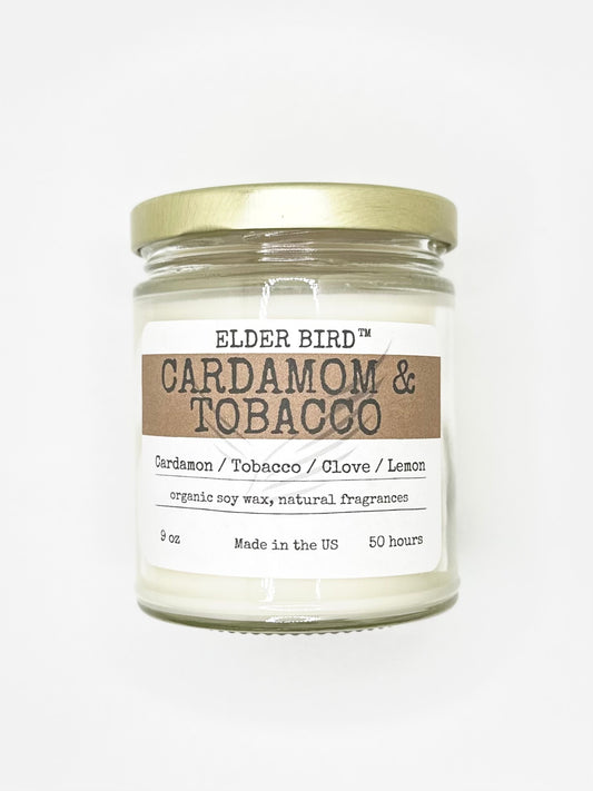 Cardamom & Tobacco / Scented Candle